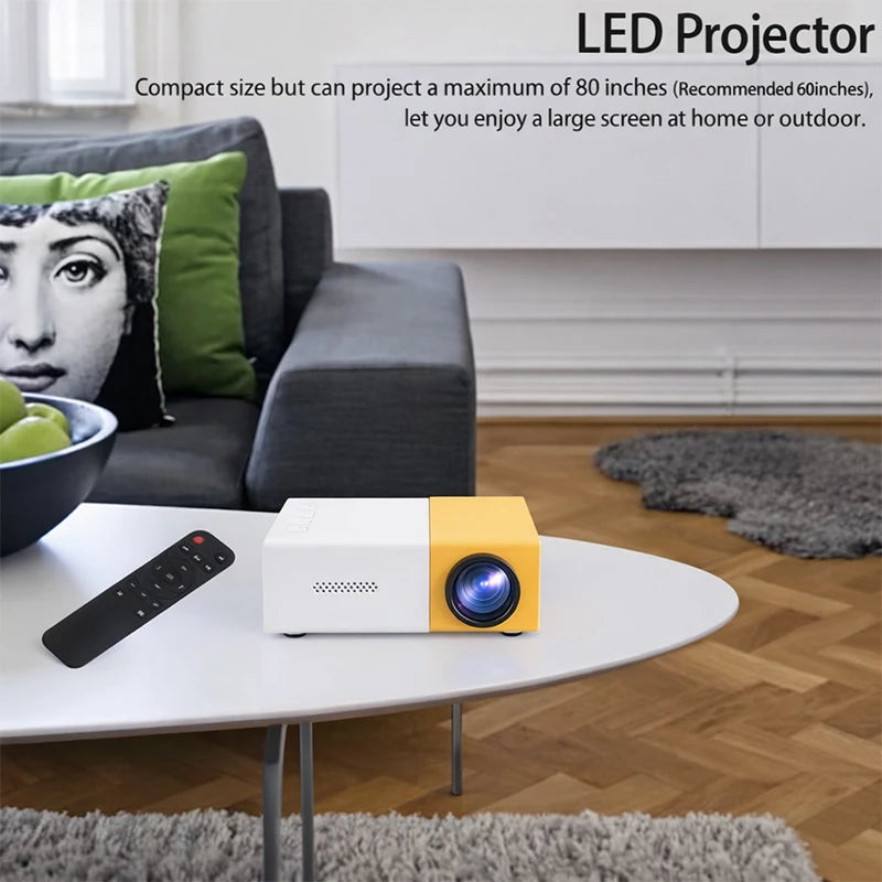 ✨ LumiNest™ Mini Projector – Your Cozy Cinema, Anywhere