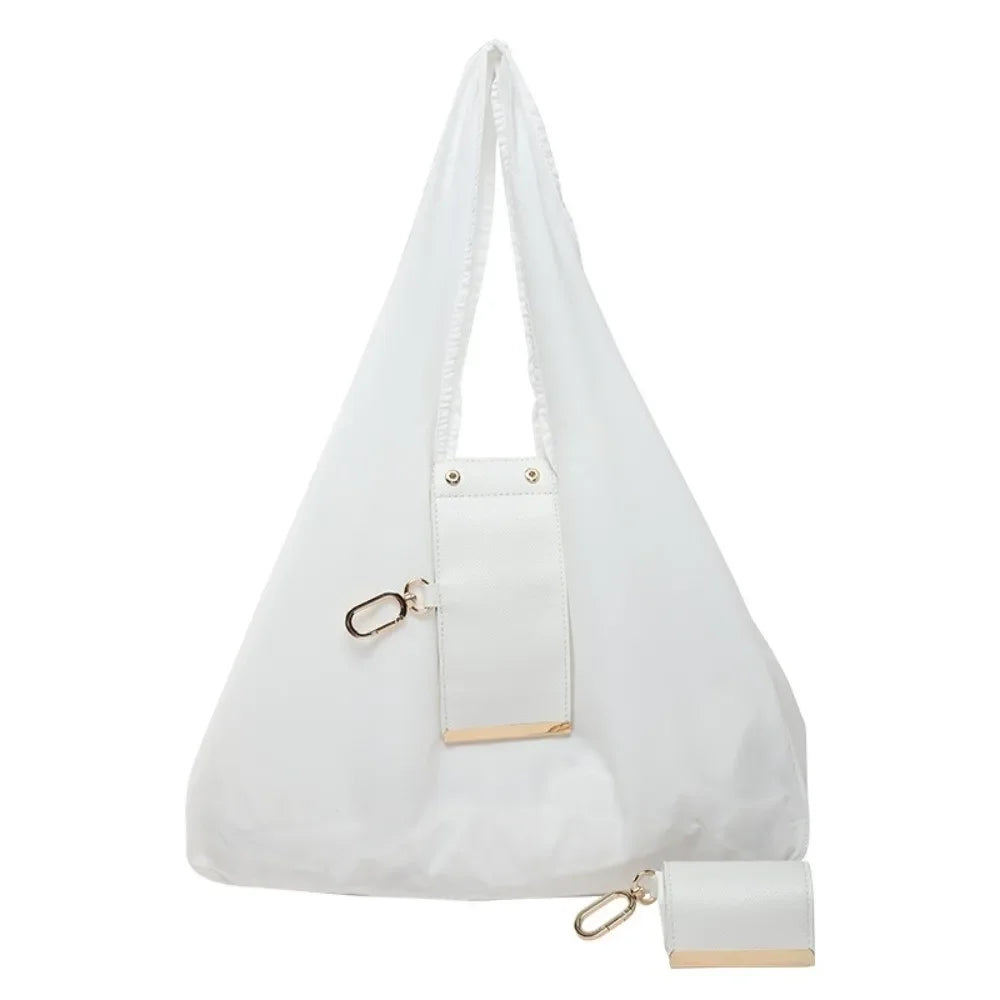 PRISMAURA™ Mini Keychain Tote Bag – Foldable, Lightweight & Expandable Reu