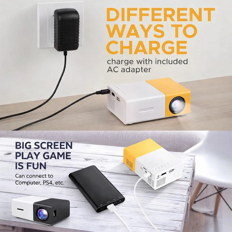 ✨ LumiNest™ Mini Projector – Your Cozy Cinema, Anywhere